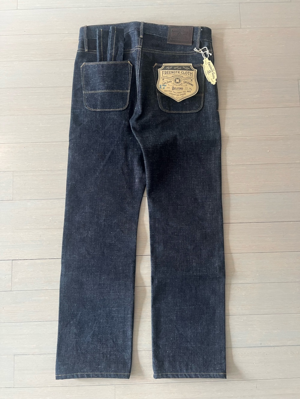 Freenote Cloth Belford 17 ounce Slub Indigo Denim Brand New
